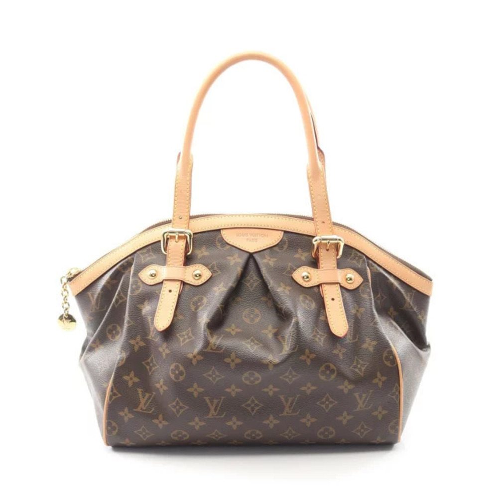 Louis Vuitton Tivoli Handbag Canvas Leather Monogram Brown